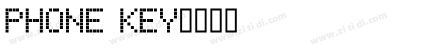 PHONE KEY字体转换